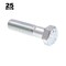 Prime-Line Grade A307, 1/2"-13 Hex Head Cap Screw, Zinc Plated Steel, 2 in L, 25 PK 9060455 - alternate 3